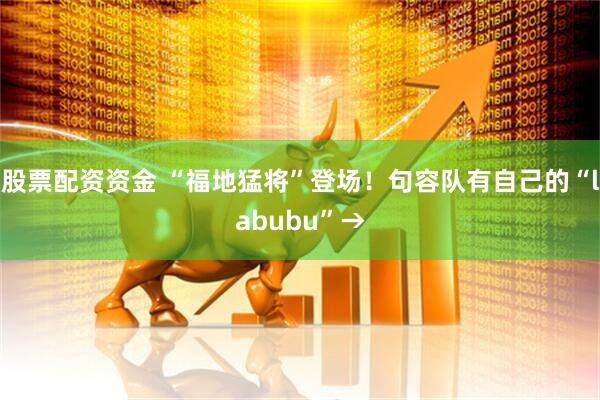 股票配资资金 “福地猛将”登场！句容队有自己的“labubu”→